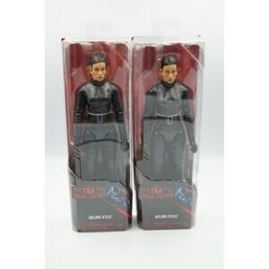 LOT OF 2 Selina LOT OF 2  Selina Kyle DC THE BATMAN 12” action figure, SEALED